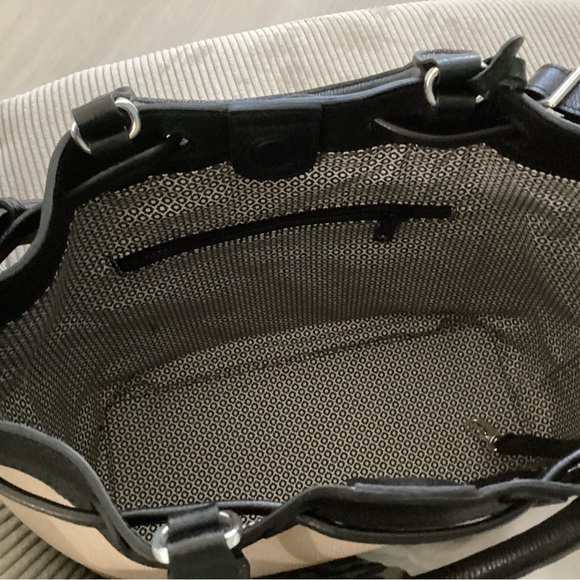 Brighton “Elise” Black and Tan Drawstring Bag - Picture 6 of 11